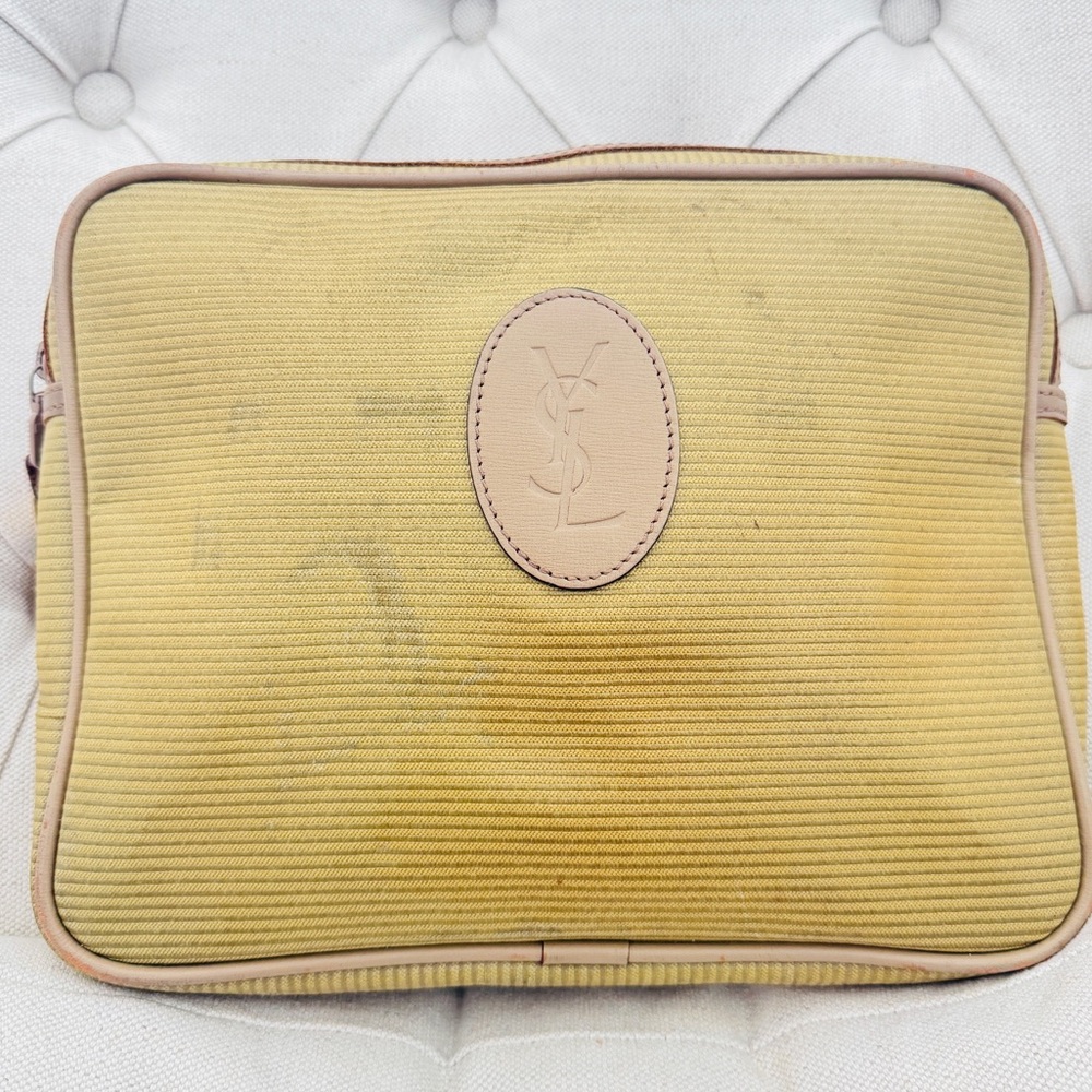 YSL cosmetic bag/clutch